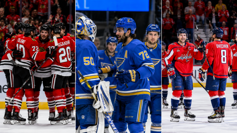 Image credit : @capitals, @chsn_blackhawks and @stlbluesviews via instagram